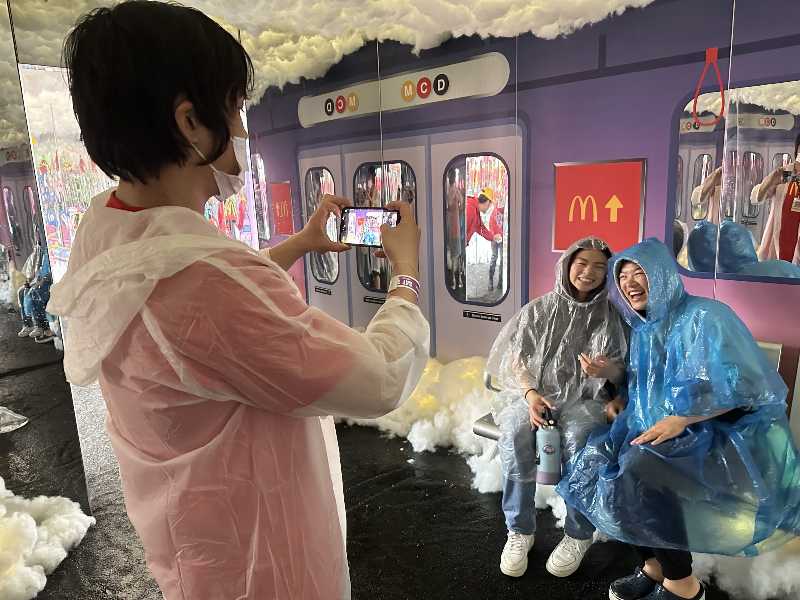 Brand Ambassadors taking photos at the 'Head in the Clouds" music festival in NYC!