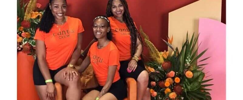 CEA Staffing brand ambassadors representing Cantu at Black Womens Expo in Chicago.
