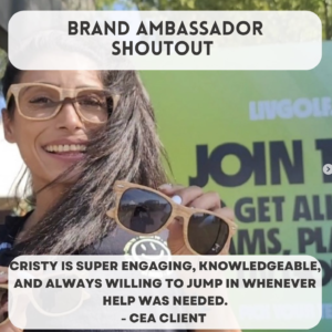 New York Brand Ambassador Cristy
