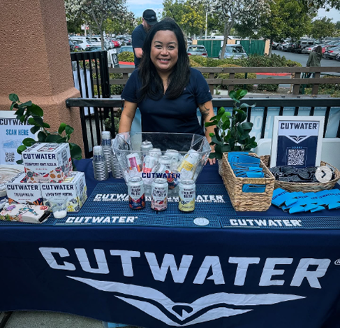 CEA Staffing brand ambassador on-site at live event activation